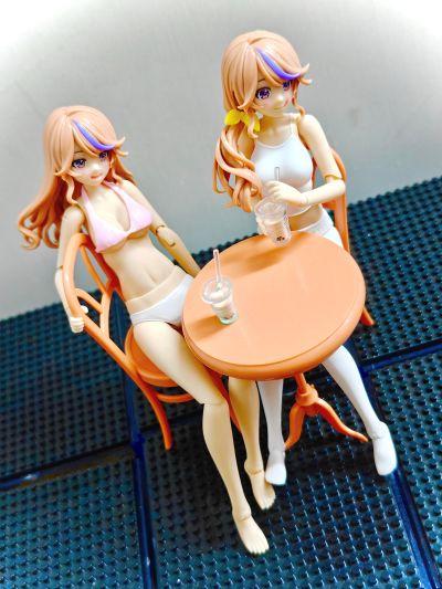 创彩少女庭园 自由搭配假发 侧马尾