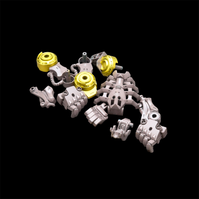 索斯机兽系列 格斗金刚 金狮子形态