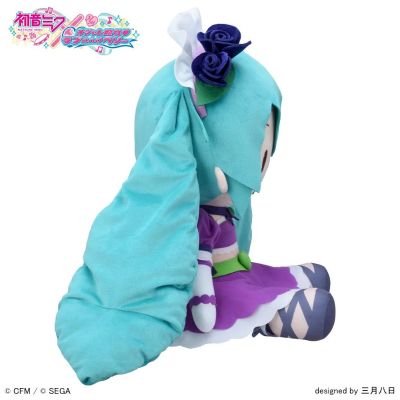 初音未来×时尚魔女拉芙与贝莉 软绵绵玩偶 闪亮紫色 (LL尺码)