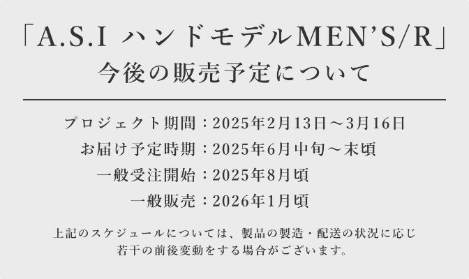 艺术参考工具 手部模型 男/右手 -白色-