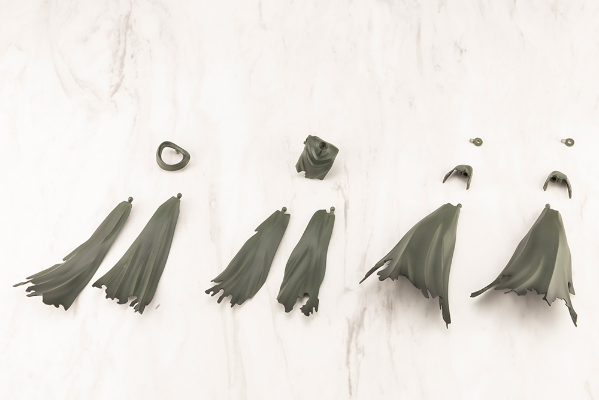 M.S.G. 服装配件 冲击披风与侧披风 深绿色