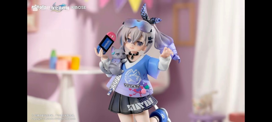 RISE UP+系列 崩坏：星穹铁道 小不点猫猫系列手办-银狼