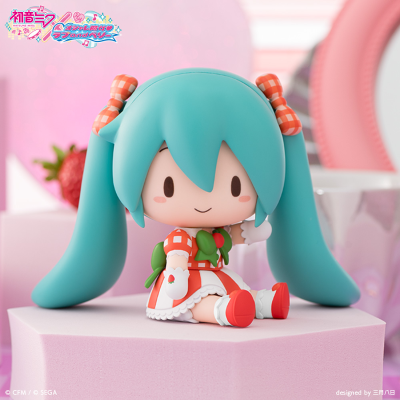 Fuwa Petit Q版玩偶 初音未来×时尚魔女拉芙与贝莉 可爱草莓