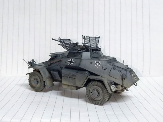 编号:83815 1/35 装甲车辆系列 德国 德国 Sd.Kfz.222装甲侦察车（1批次）