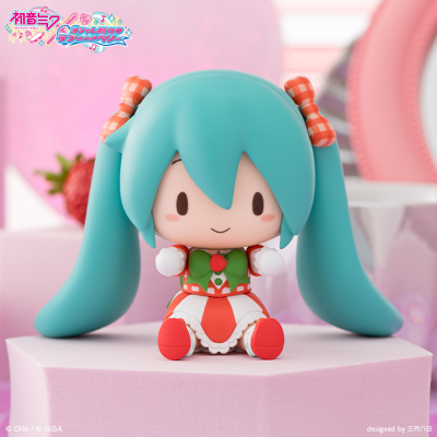 Fuwa Petit Q版玩偶 初音未来×时尚魔女拉芙与贝莉 可爱草莓