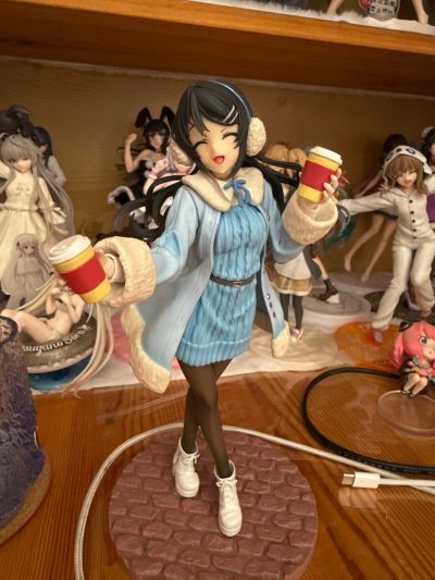 TAITO抽彩 青春猪头少年不会梦到红书包女孩 双倍快乐奖（WH奖） 樱岛麻衣 专属插画造型  表情替换版