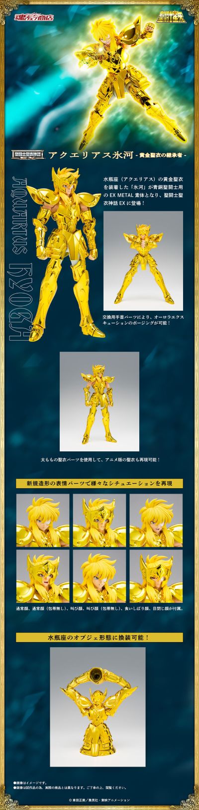 圣斗士圣衣神话EX 宝瓶座冰河-黄金圣衣的继承者-