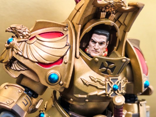 战锤:荷鲁斯叛乱 禁军军团 天鹰终结者小队 配备炼狱火矛的天鹰终结者