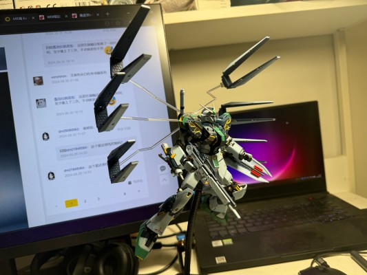 METAL ROBOT魂 （Ka版）＜机动战士系列＞ 量产型ν高达（飞翼浮游炮装备）