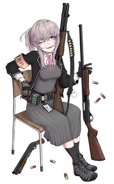 小军械库 LA055 M870霰弹枪 木柄样式