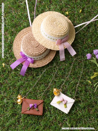 POD053-MLB 艾莉丝收集 小型 米拉/信与花 蓝色粉蝶花