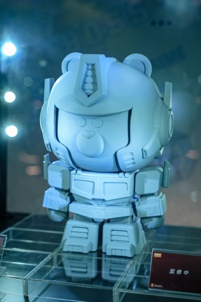 布鲁可积木人  布朗熊x变形金刚 联名新品