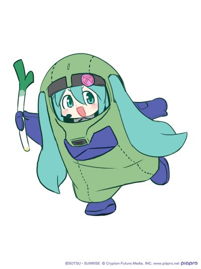 高达45周年×初音未来 扎古谷努咪 [初音未来版]