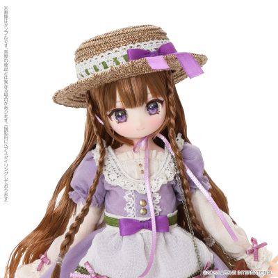 POD053-MLP 艾莉丝收集 小型 米拉/信与花 紫色风铃花