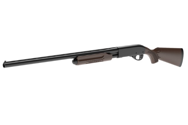 小军械库 LA055 M870霰弹枪 木柄样式