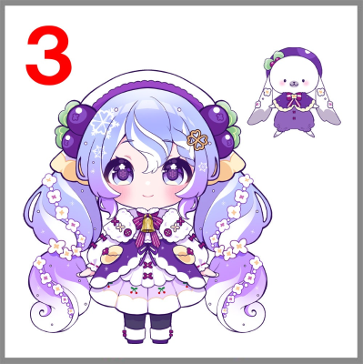 粘土人 雪未来 Sweet Snow