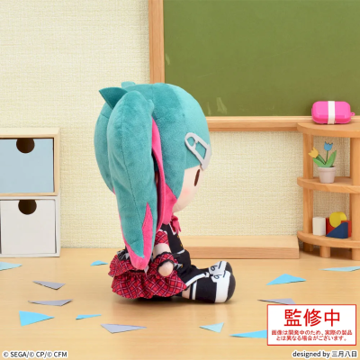 初音未来：缤纷舞台 Fuwa Petit L码毛绒玩偶“教室世界的初音未来”