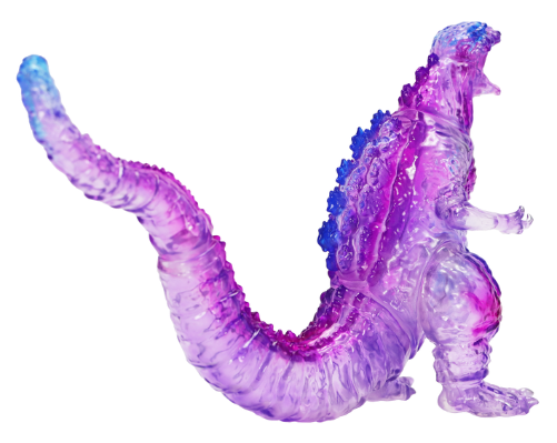 中等尺寸系列 哥斯拉EX【第8弹】哥斯拉（2016）第4形态 放射热线 透明紫色版