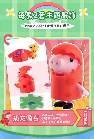 小猪佩奇“惊喜人偶”系列盲盒