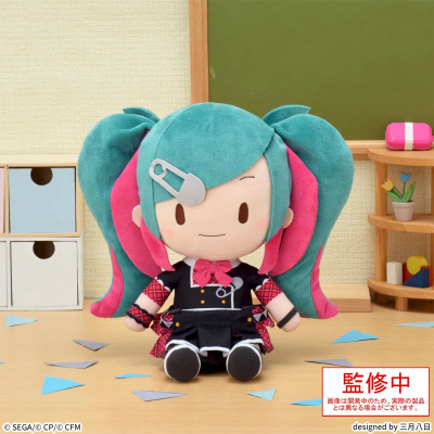 Fuwa Petit 初音未来：缤纷舞台 教室世界 初音未来 L码毛绒玩偶