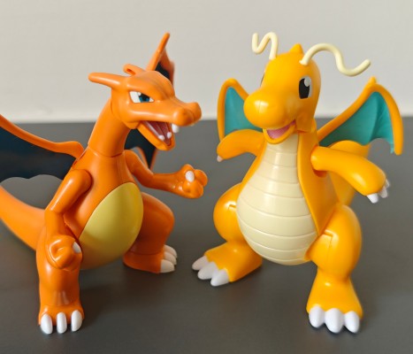 宝可梦塑料模型收藏 43 精选系列 喷火龙 (战斗Ver.) & 快龙 VS套装