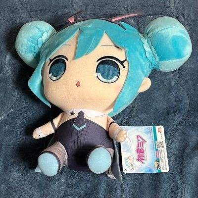 初音未来 圆滚滚大毛绒玩偶2 A款 黑兔女郎