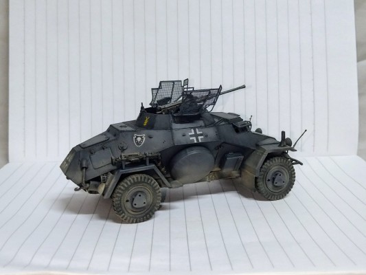 编号:83815 1/35 装甲车辆系列 德国 德国 Sd.Kfz.222装甲侦察车（1批次）