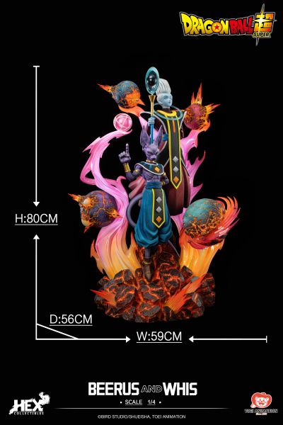 龙珠超 比鲁斯 与 维斯 1/4 雕像