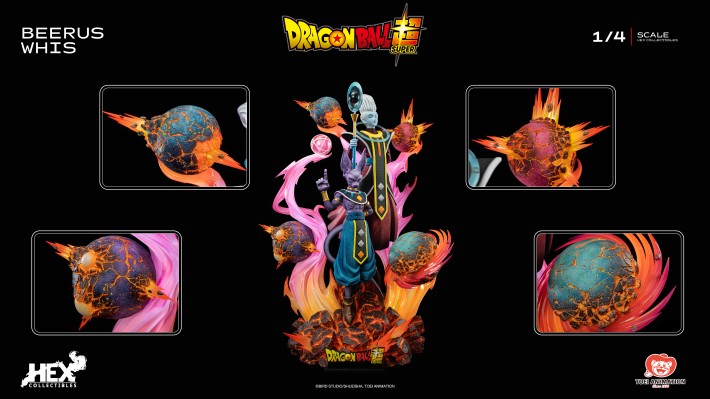 龙珠超 比鲁斯 与 维斯 1/4 雕像