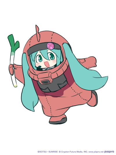 高达45周年×初音未来 夏亚扎古谷努咪 [初音未来版]