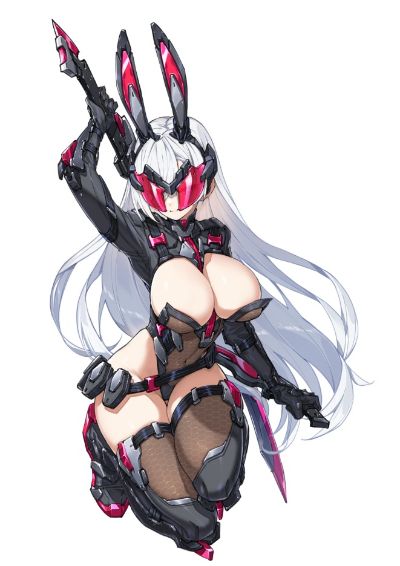 武士兔女郎 牡丹