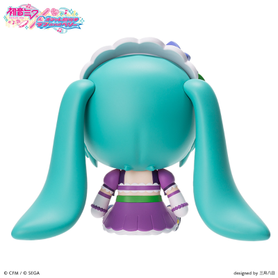 Fuwa Petit Q版玩偶 初音未来×时尚魔女拉芙与贝莉 闪亮紫色