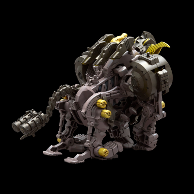 索斯机兽系列 格斗金刚 金狮子形态