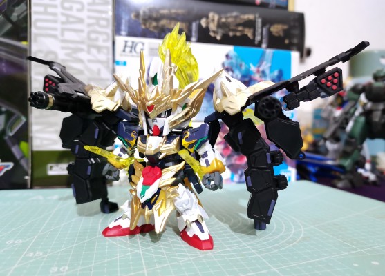 SDW HEROES SD高达世界 群英集 龙骑士传说 赵云00高达 指挥官组件