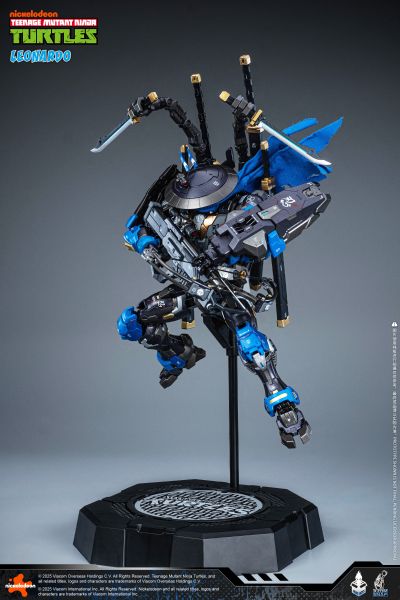 MechaHeat系列 合金机甲 忍者龟 莱昂纳多 40周年纪念版 伏击