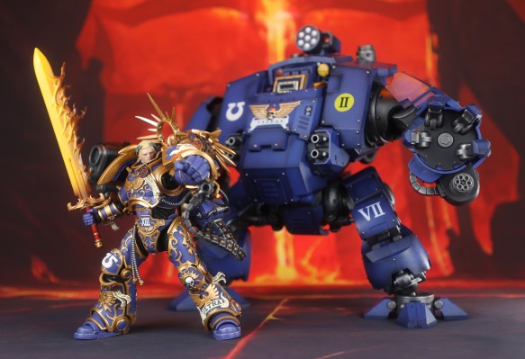 战锤40000 极限战士 救赎者无畏机甲 无畏机甲泰勒斯兄弟