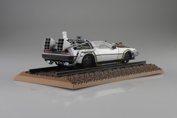 电影设备 No.BT-04 1/24 回到未来 第三部 时光机 铁路版