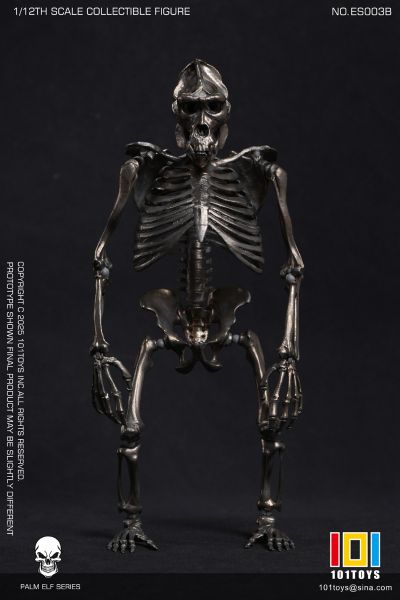 NO.ES003B 掌上精灵系列 猩猩骷髅骨架素体-银色版
