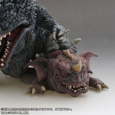 Q版拟真系列 哥斯拉・摩斯拉・王者基多拉 大怪兽总攻击2001 哥斯拉&巴拉刚 少年RIC限定