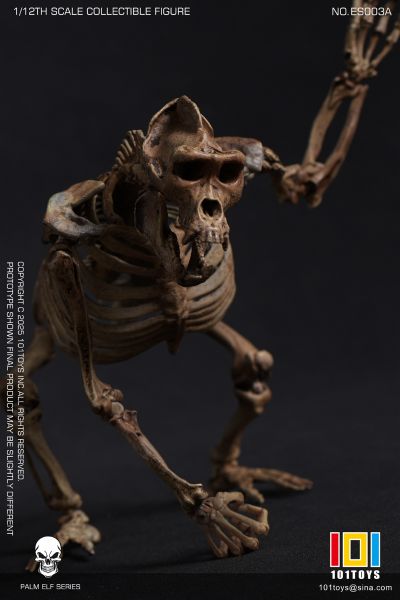 NO.ES003A 掌上精灵系列 猩猩骷髅骨架素体-原色版