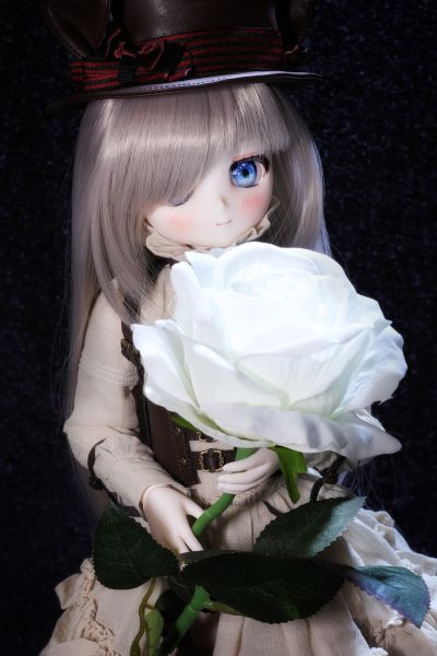 AOD526-IBM 艾莉丝收集 小型 伊绪/兔子茶会穿搭套装 ～月光银～ AZONE网上商店限定