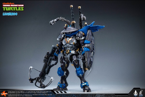 MechaHeat系列 合金机甲 忍者龟 莱昂纳多 40周年纪念版 伏击