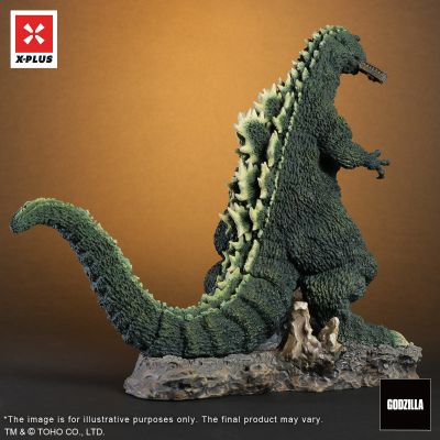 东宝30厘米系列 哥斯拉1954（咬火车造型）美式影院海报配色版