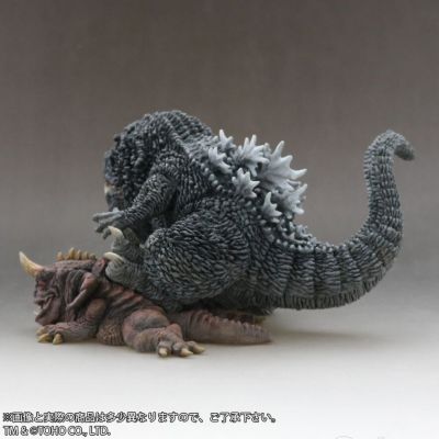 Q版拟真系列 哥斯拉・摩斯拉・王者基多拉 大怪兽总攻击2001 哥斯拉&巴拉刚 少年RIC限定