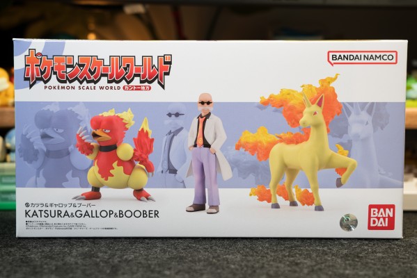 宝可梦比例世界 关都地区 夏伯+烈焰马+鸭嘴火兽
