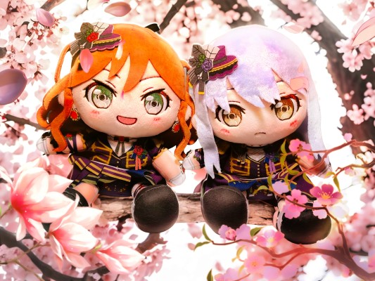 BanG Dream! 少女乐团派对 毛绒玩偶 Roselia 凑友希那/冰川纱夜/今井莉莎/宇田川亚子/白金燐子