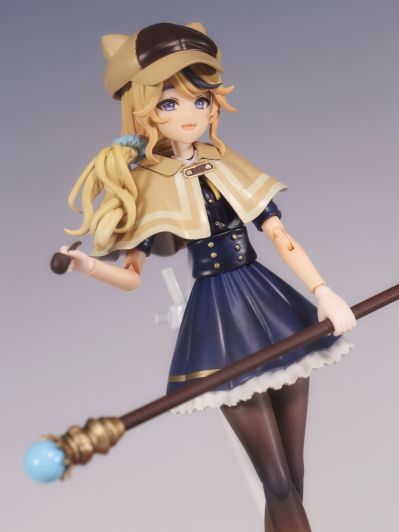 创彩少女庭园 自由搭配假发 侧马尾