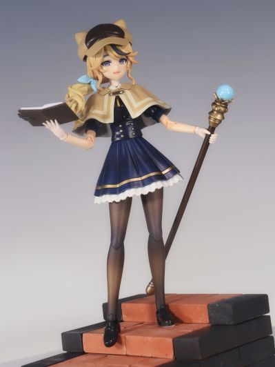 创彩少女庭园 自由搭配假发 侧马尾