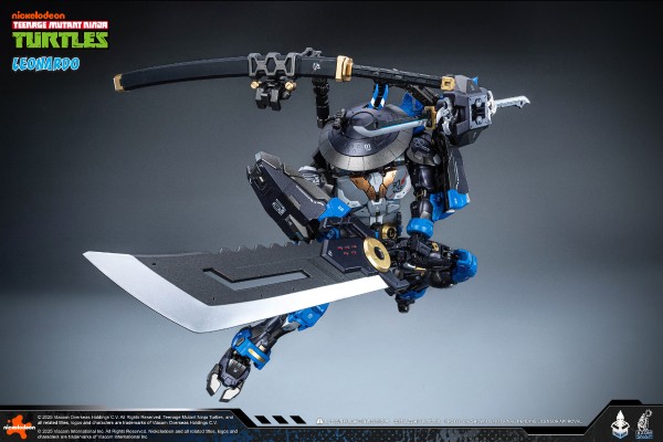 MechaHeat系列 合金机甲 忍者龟 莱昂纳多 40周年纪念版 伏击