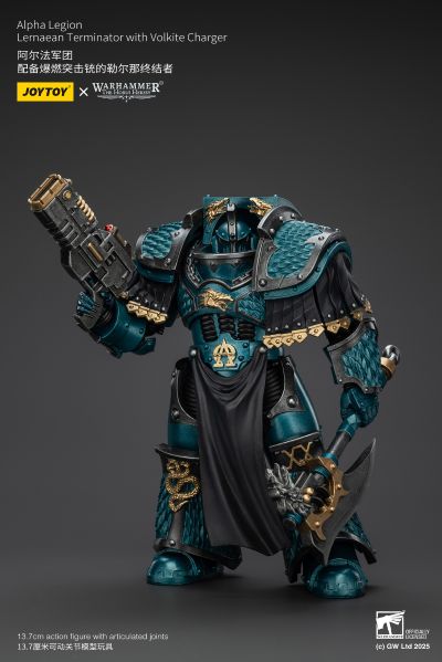 战锤：荷鲁斯之乱 阿尔法军团 配备爆燃突击铳的勒尔那终结者